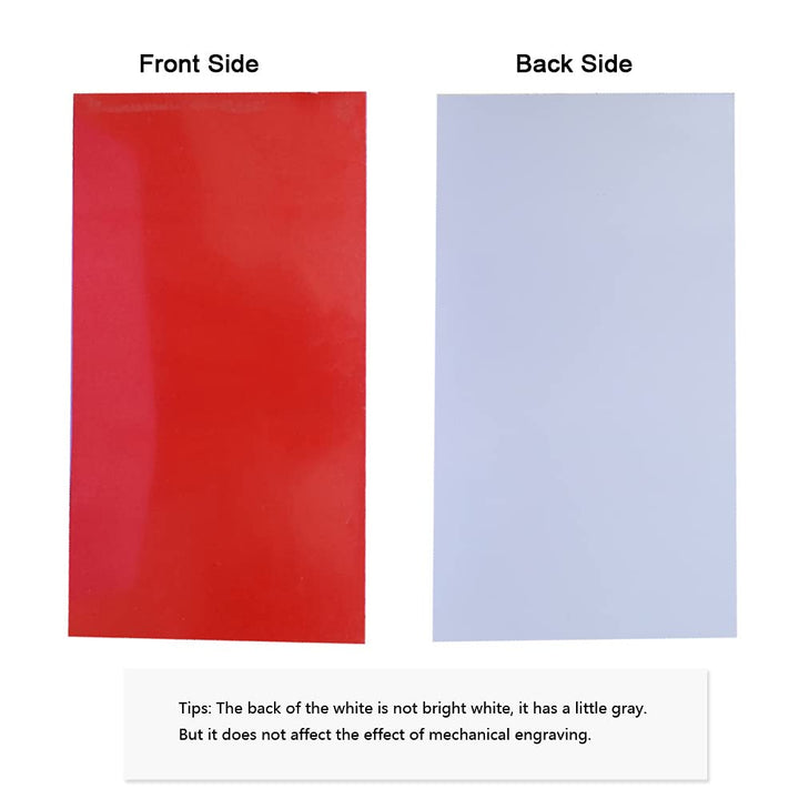 XLNT Doppelfarb-Laserblatt, Rot/Weiss, 17,8 x 27,9 x 0,6 cm, 12 Stück