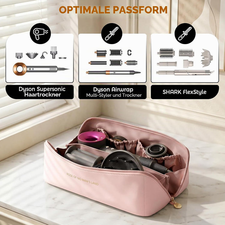 Reise-Aufbewahrungstasche für Dyson Airwrap Styler/Shark Flexstyle, Tragbare Reisen Lagerung Tasche,