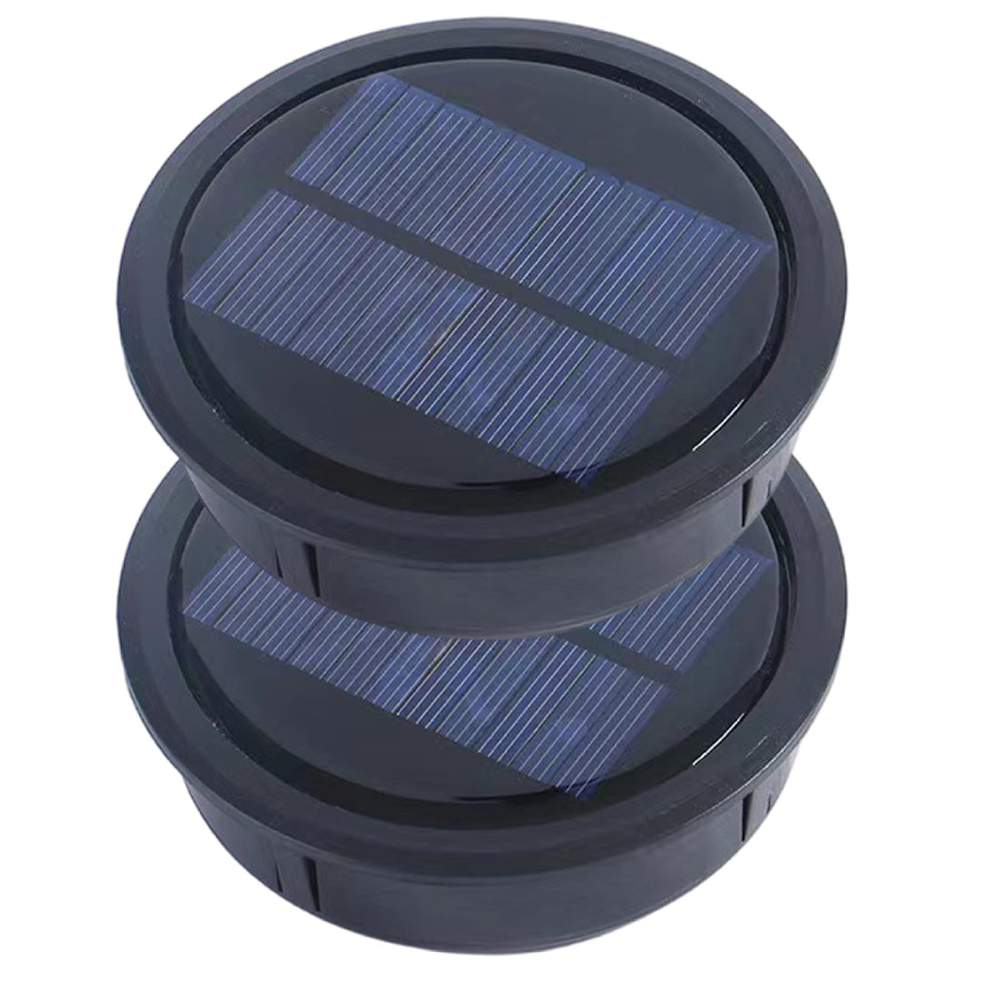 Solar-Laternenleuchten, 2 Stück, Solarleuchte, Ersatzteil, wasserdichte Aussenlaternenleuchten mit a