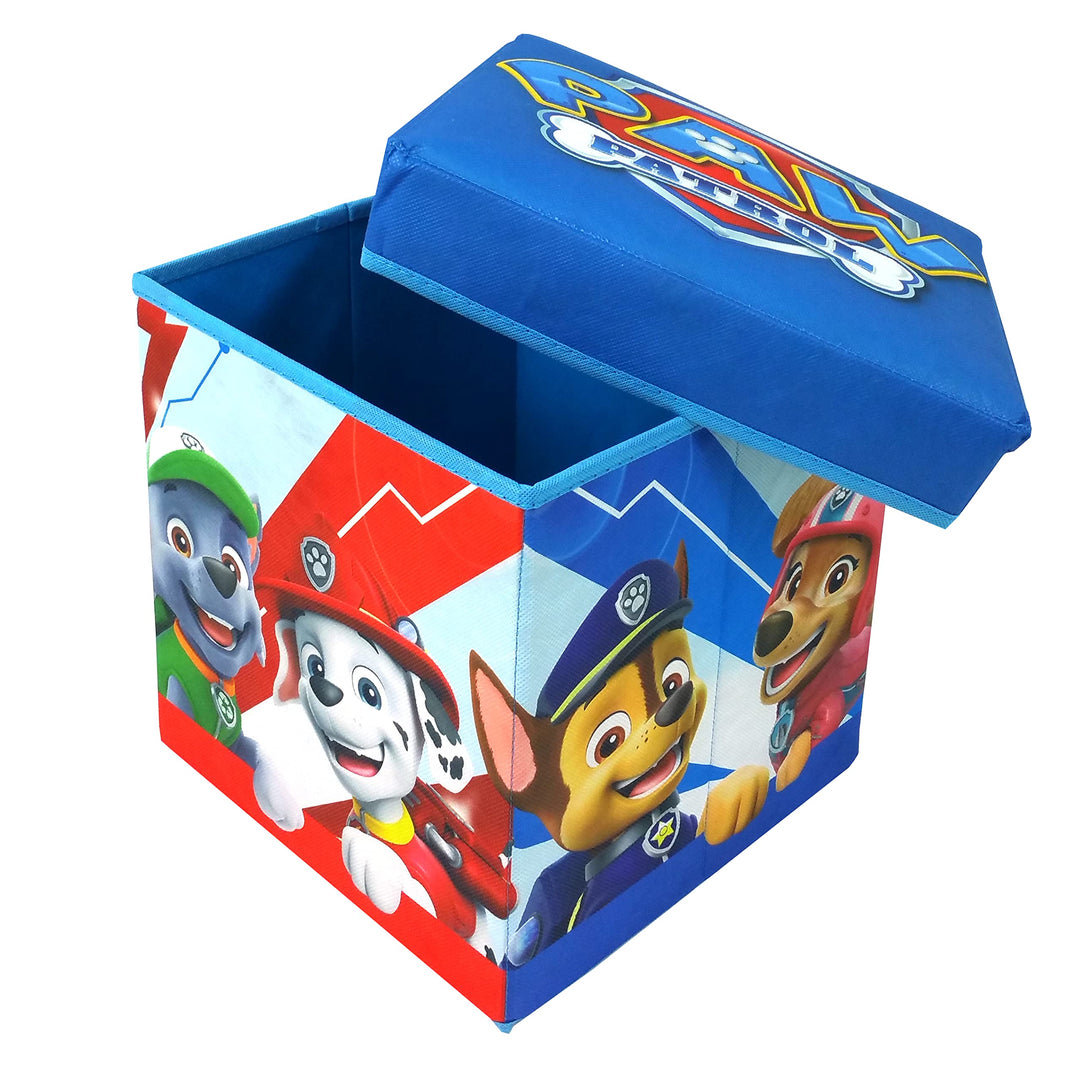 Superdiver - Aufbewahrungsbox und Hocker Paw Patrol - Offizielle Lizenz Paw Patrol - 30x30x30 cm - F