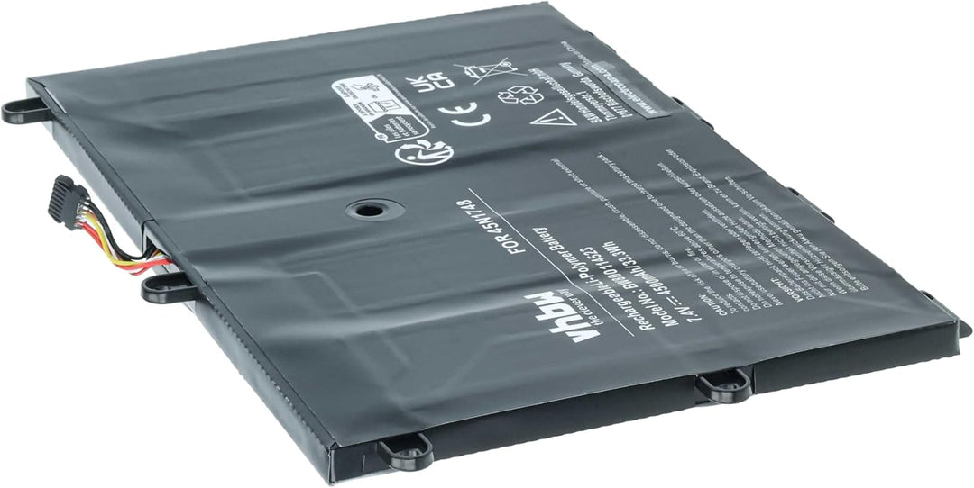vhbw Akku kompatibel mit Lenovo ThinkPad 11e (20DA-A0009AU), 11e (20DA-A000AAU) Notebook (4500mAh, 7