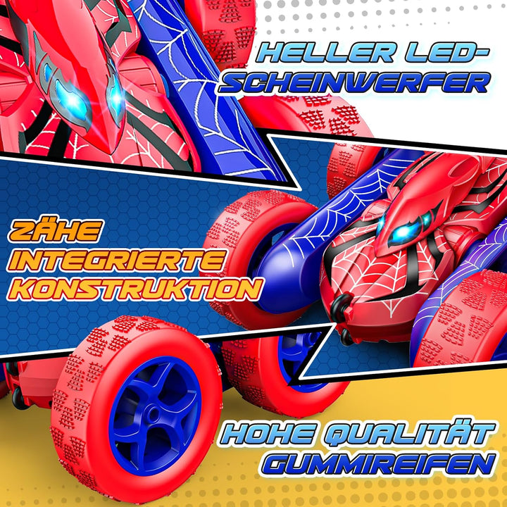Dreamlandia Ferngesteuertes Auto ab 3-8 Jahre, 2.4 GHz RC Auto Spielzeug ab 3-12 Jahre Junge, Monste