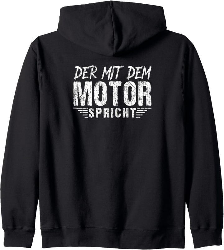 Motor Auto Schrauber Motiv für KFZ Mechaniker Männer Kapuzenjacke
