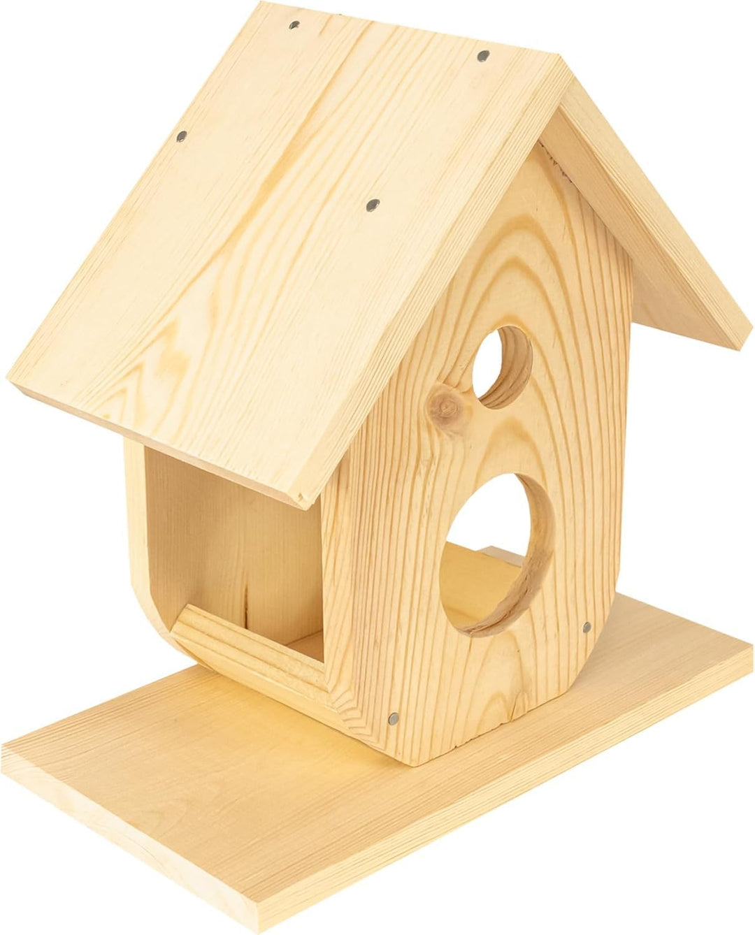 ITA DIY Futterhaus für Vögel zum Zusammenbauen und Bemalen RusticRefuel - Vogelfutterhaus Komplett B