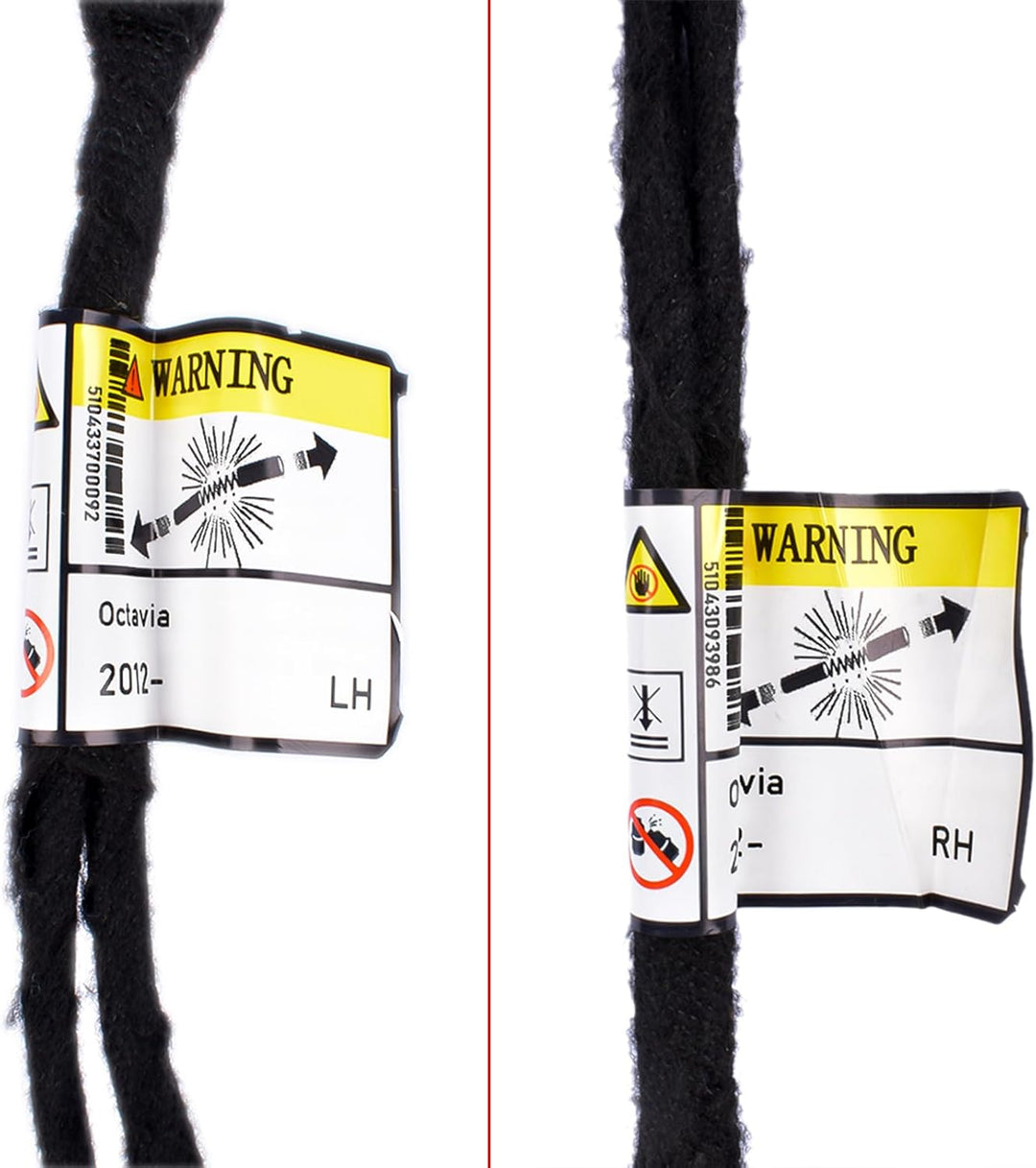 Bisenya 2X Elektrische Gasfeder Dämpfer Heckklappe Gasdruckfeder Links Rechts kompatibel mit Octavia