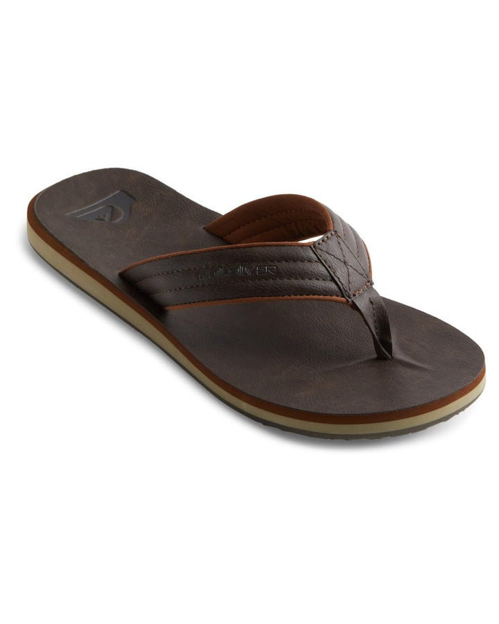 Quiksilver CARVER NUBUCK M SNDL TKD0 Herren Sandalen 39 EU Braun Demitasse Solid Ctk0, 39 EU Braun D