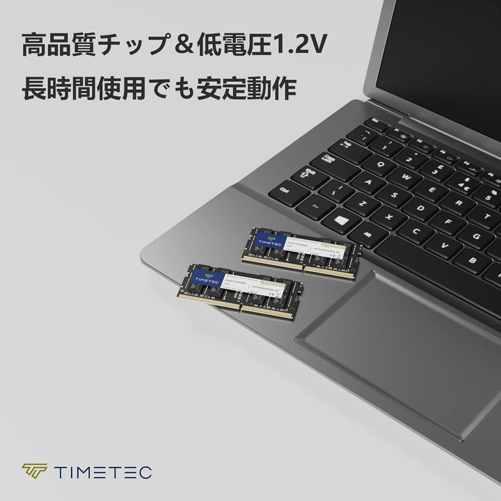 Timetec 16GB DDR4 3200MHz (DDR4-3200) PC4-25600 Non-ECC Unbuffered 1.2V CL22 2Rx8 Dual Rank 260 Pin