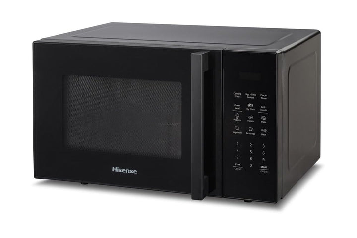 Hisense H29MOBS9HG-Mikrowelle mit Grill, 29 l, XL-Drehteller, 11 Leistungsstufen, Tür aus gehärtetem