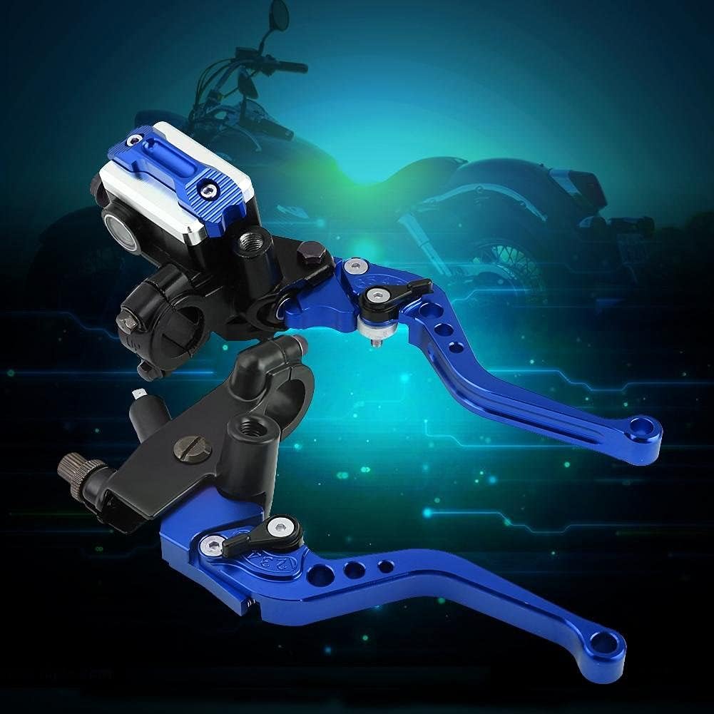 Qiilu 1 Paar Universal-Brems- und Kupplunghebel für Motorräder mit 7/8-Zoll-Lenker (22 mm), für Haup