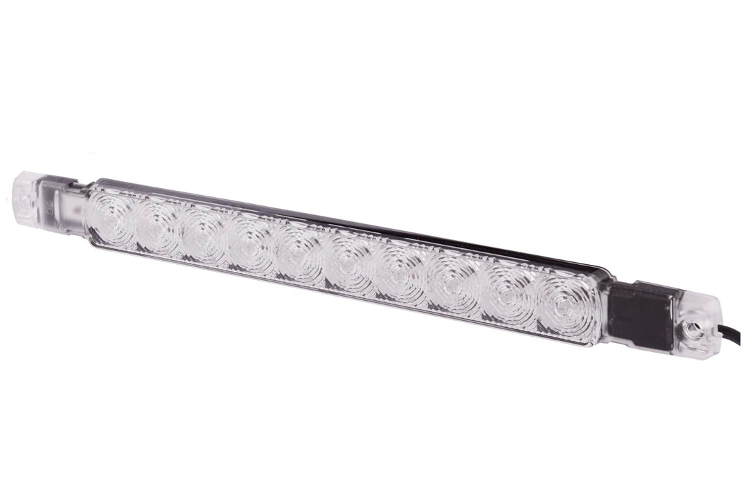 HELLA - Nebelschlussleuchte - Strip Lamp - LED - 12V - Anbau - Lichtscheibenfarbe: transparent - Kab