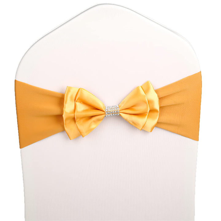 Stuhlschärpen Stuhl Schärpen,Organza Schleife Tüll Stuhl Rücken Blume Schärpe,Hochzeit Stuhl Bogen F