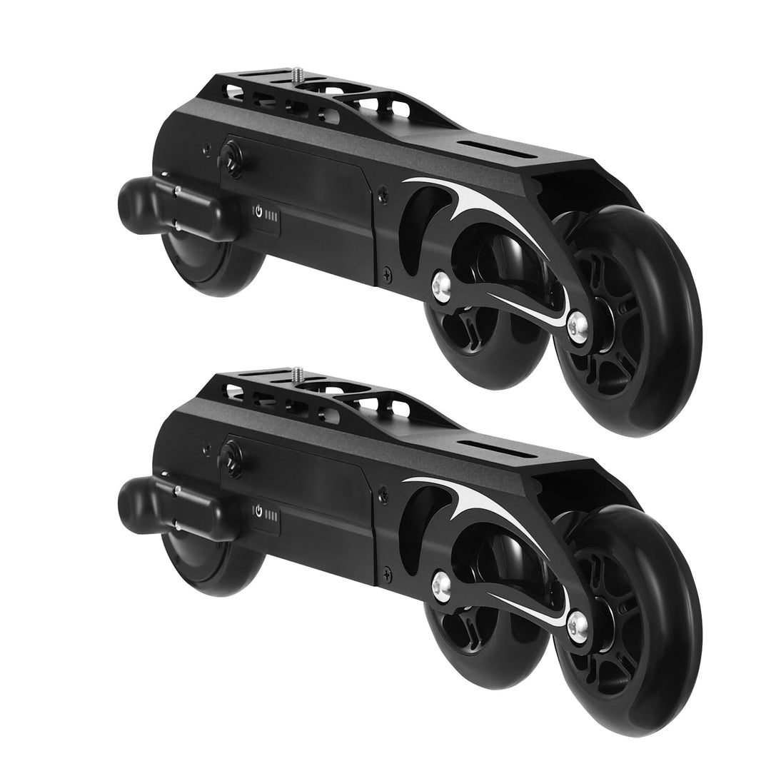 Elektrisches Inline Skate Chassis mit 3 Rädern, E-Inline Rollschuhe Zubehör mit Fernsteuerung, Einst