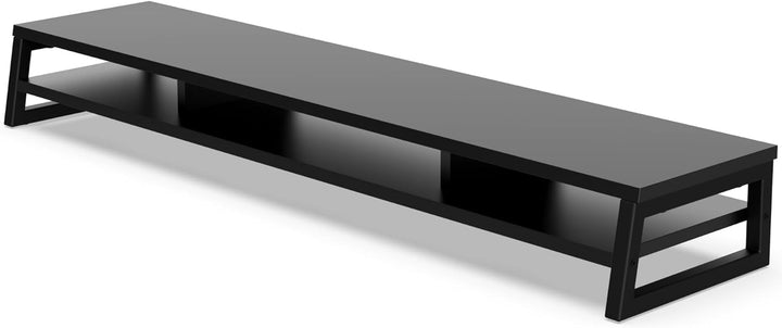 Fenge Dual Monitorständer Riser 108cm Grosse Computer Bildschirmständer für PC/Laptop/Fax/Drucker/TV