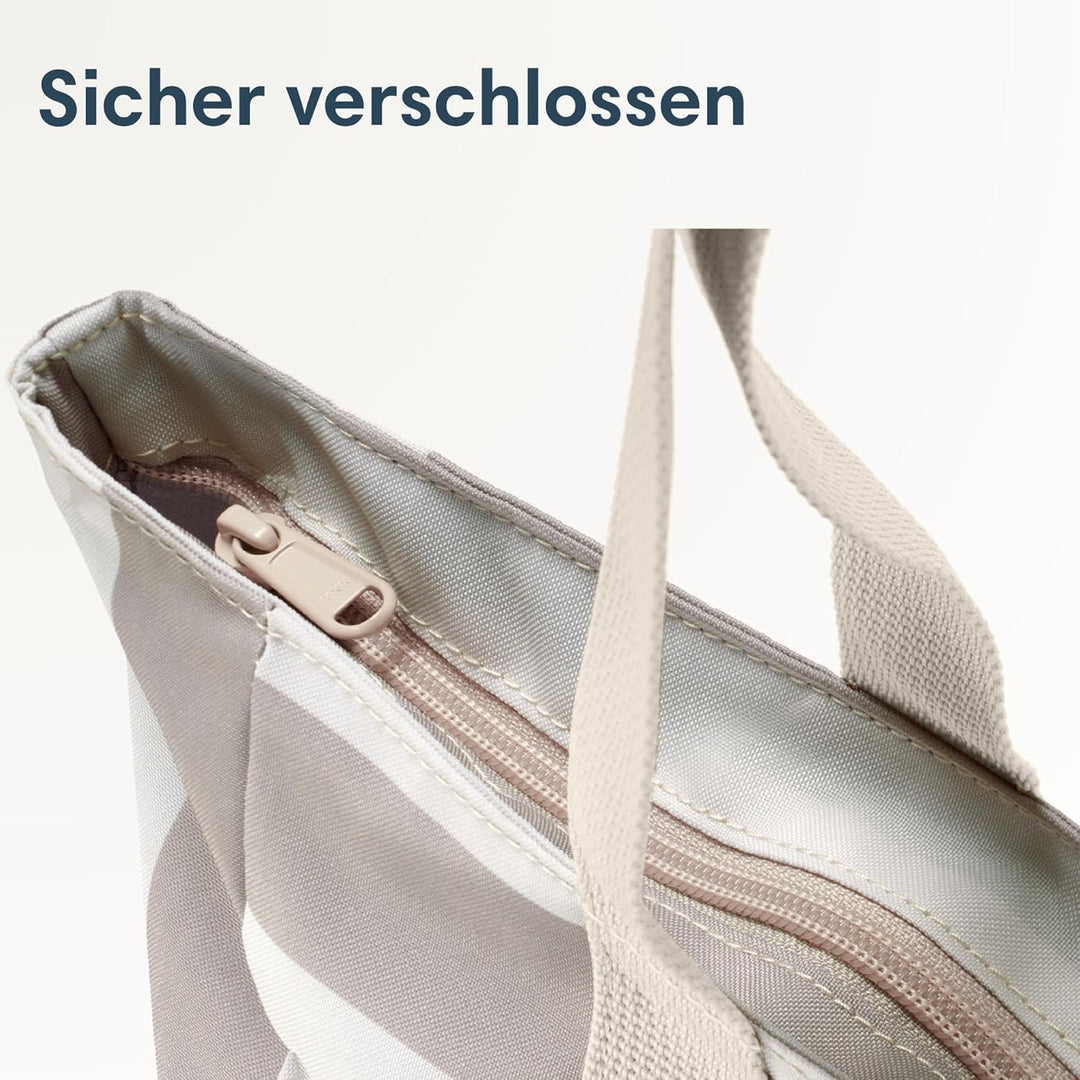 LARKSON Strandtasche Damen & Herren - Linn - Grosse Beach Bag für Strand, Schwimmbad, Pool - Tote Ba