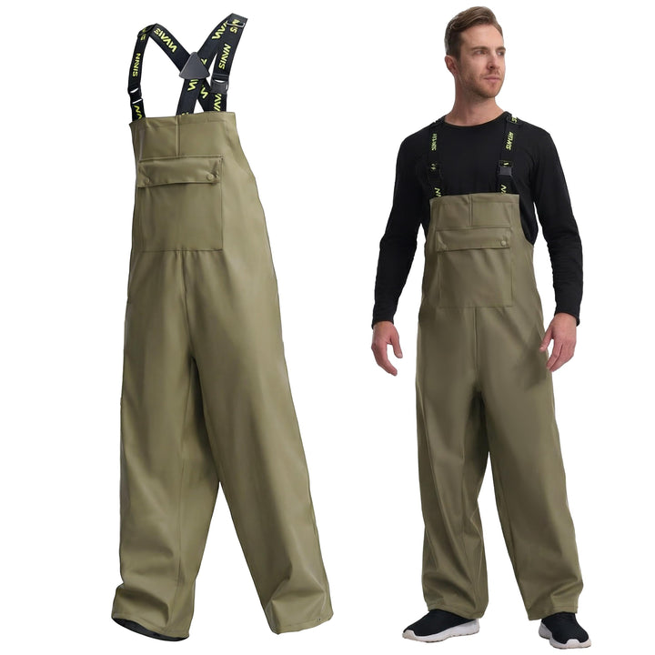 Workwear Regenlatzhose Herren Wasserdicht - 12000mm Regenhose, Arbeitshose für Baustelle, Outdoor, F