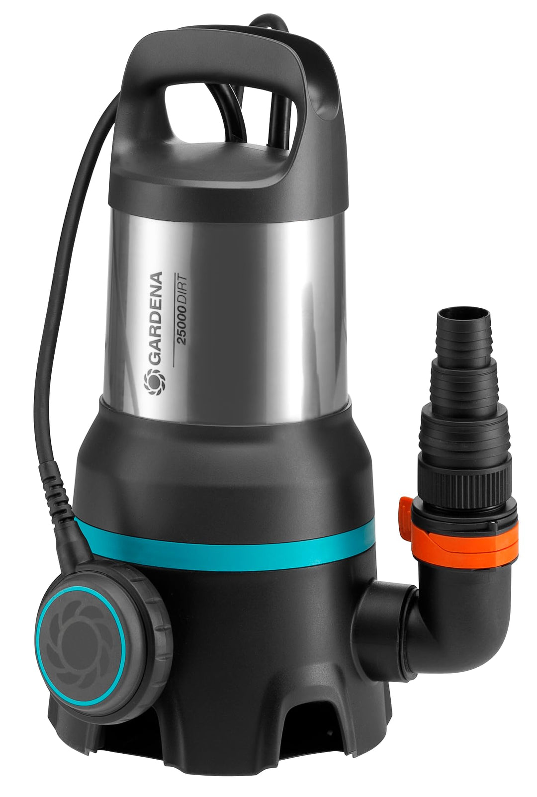 Gardena Schmutzwasser-Tauchpumpe 25000: Tauchpumpe mit Fördermenge 25.000 l/h, Automatic-Funktion, S