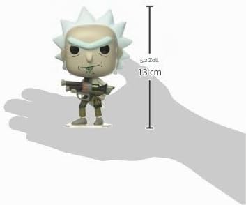Funko 12439 Actionfigur Rick und Morty: Weaponized Rick Grau / Grau / Weiss, Grau / Grau / Weiß
