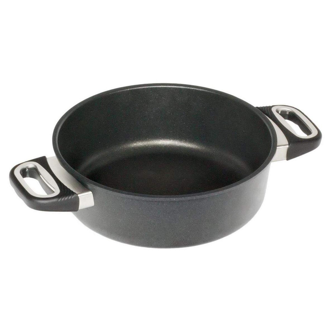MT Schmortopf Induktion 24 cm Aluguss Höhe 8 cm Boden: 18 cm Ø 24 cm, Ø 24 cm
