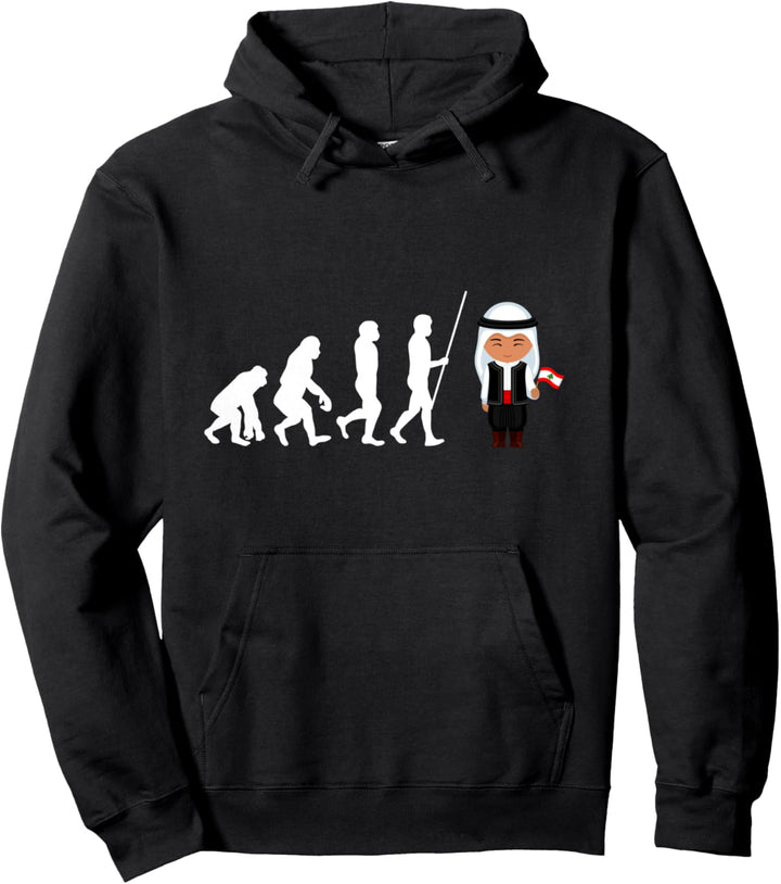 Lebanesischer Yalla Habibi Arabisch und Islam Muslim Pullover Hoodie