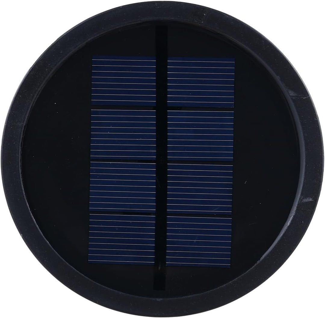 2 Stück Solarleuchten Ersatzteile Top 8,12cm, LED 15LM Solarlampen Ersatz Solarpanel 600 mAh, Solar