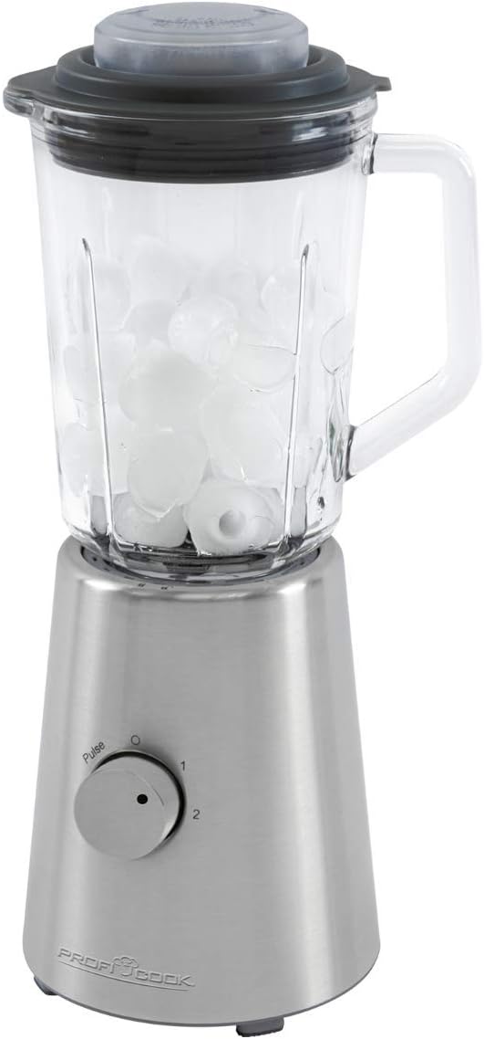 Profi Cook Standmixer PC-UM 1213 Universal-Mixer mit 4 Geschwindigkeitsstufen, massiver Glas-Behälte