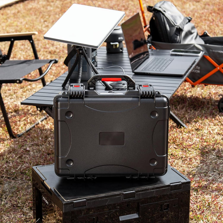 IP67 Waterproof Storage Case for Starlink Mini, Built with Waterproof Seal and Safe Latch System, Pr