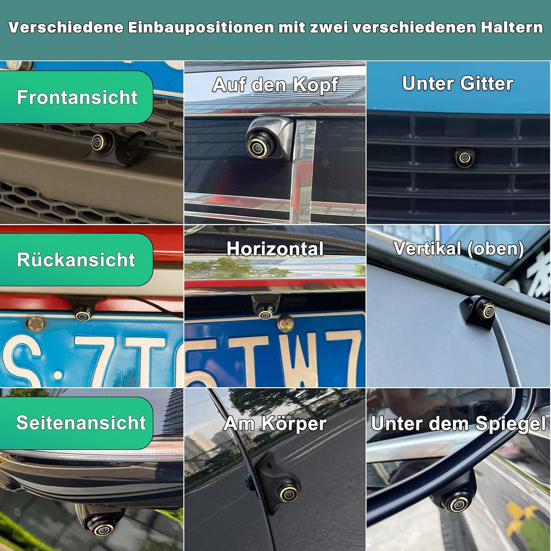HD Rückfahrkamera, GreenAuto AHD 720P Rückfahrkamera für Auto, SUV, Wohnmobil, Anhänger, Wohnwagen,