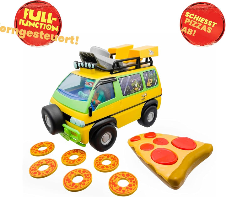 Teenage Mutant Ninja Turtles Ferngesteuerter Pizza Blaster, Filmedition - 2,4GHz Ninja Turtles Pizza