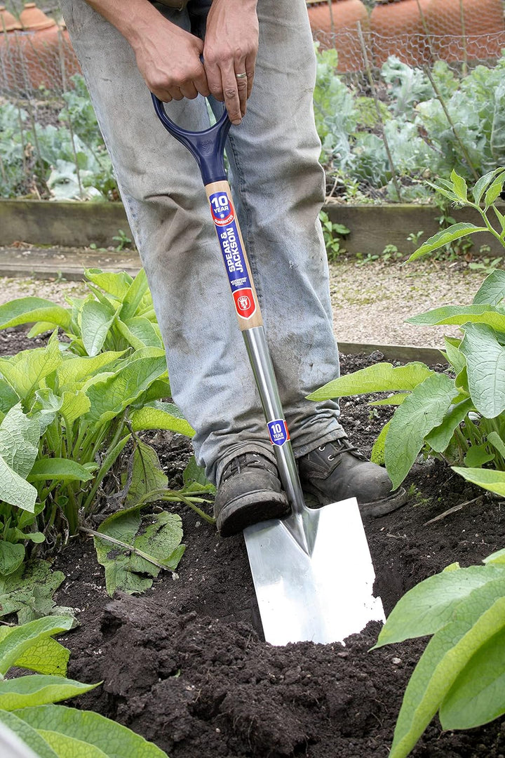 Spear & Jackson 1161BS Neverbend Rostfreier Damenspaten Border Spade, Border Spade