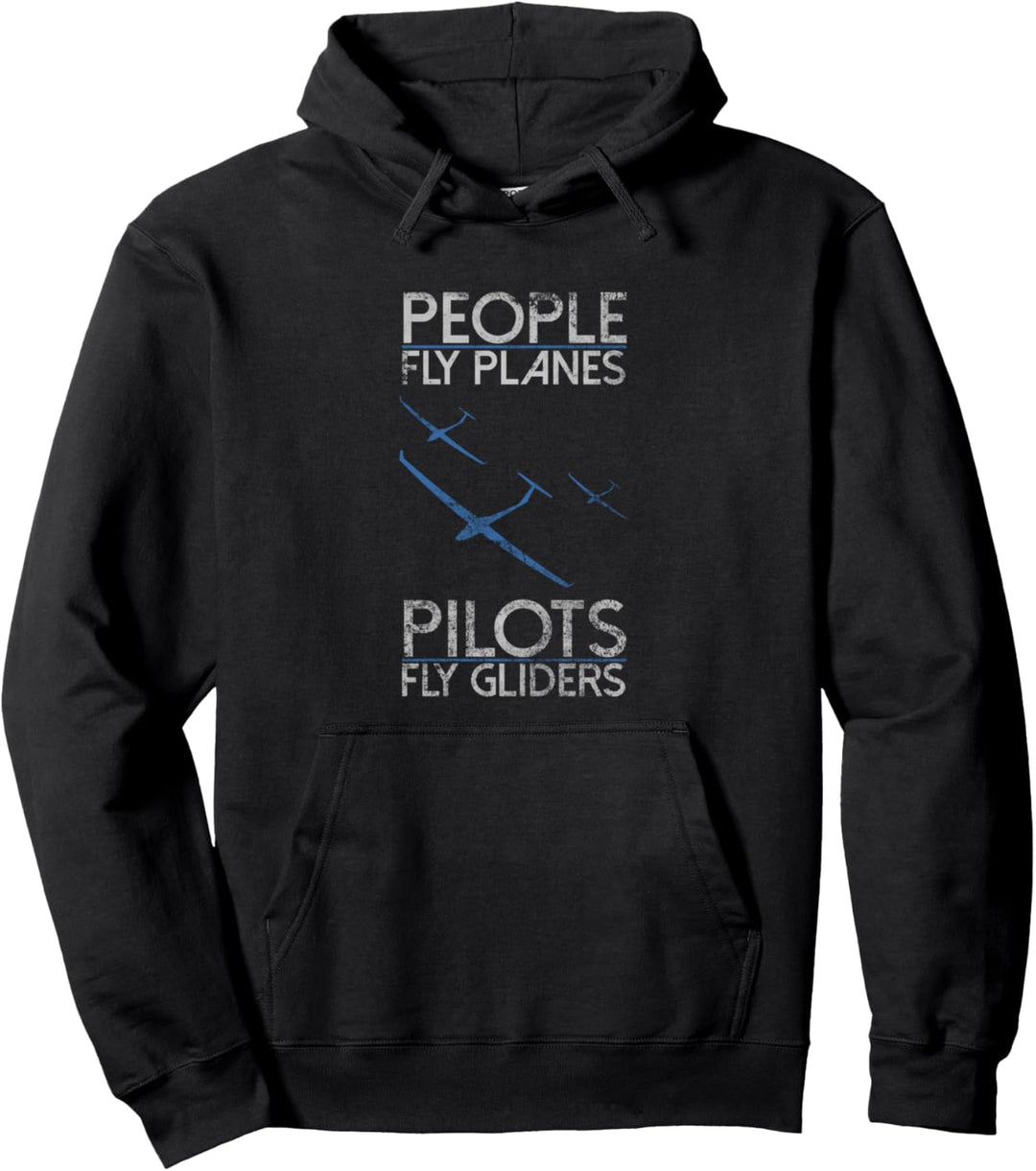 Segelflugzeug Piloten Fliegen Segelflugzeug Segelflieger Pullover Hoodie