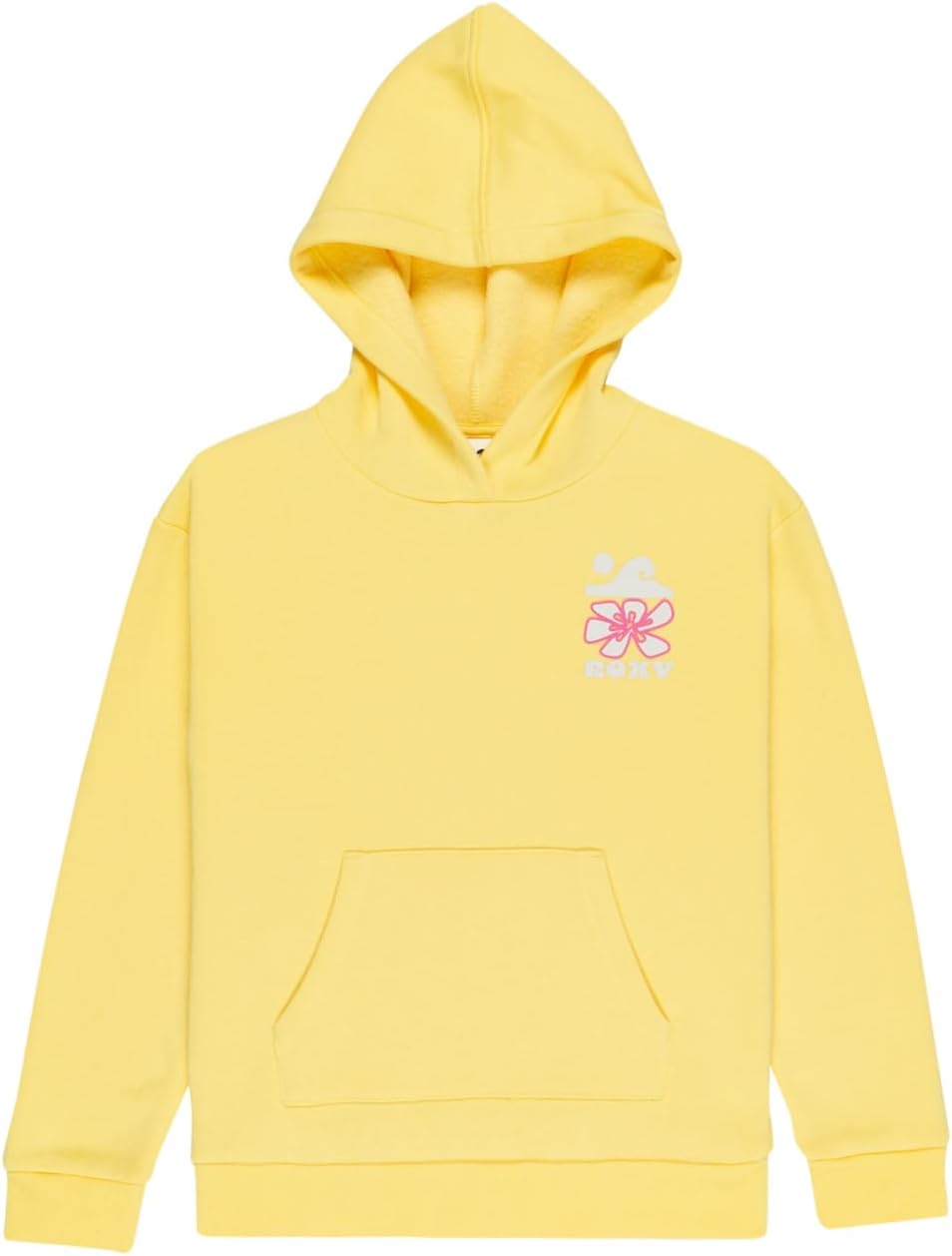 Roxy Mädchen Surf Feeling Hoodie Brushed Pullover Sweater 12 Jahre Lemon Drop, 12 Jahre Lemon Drop