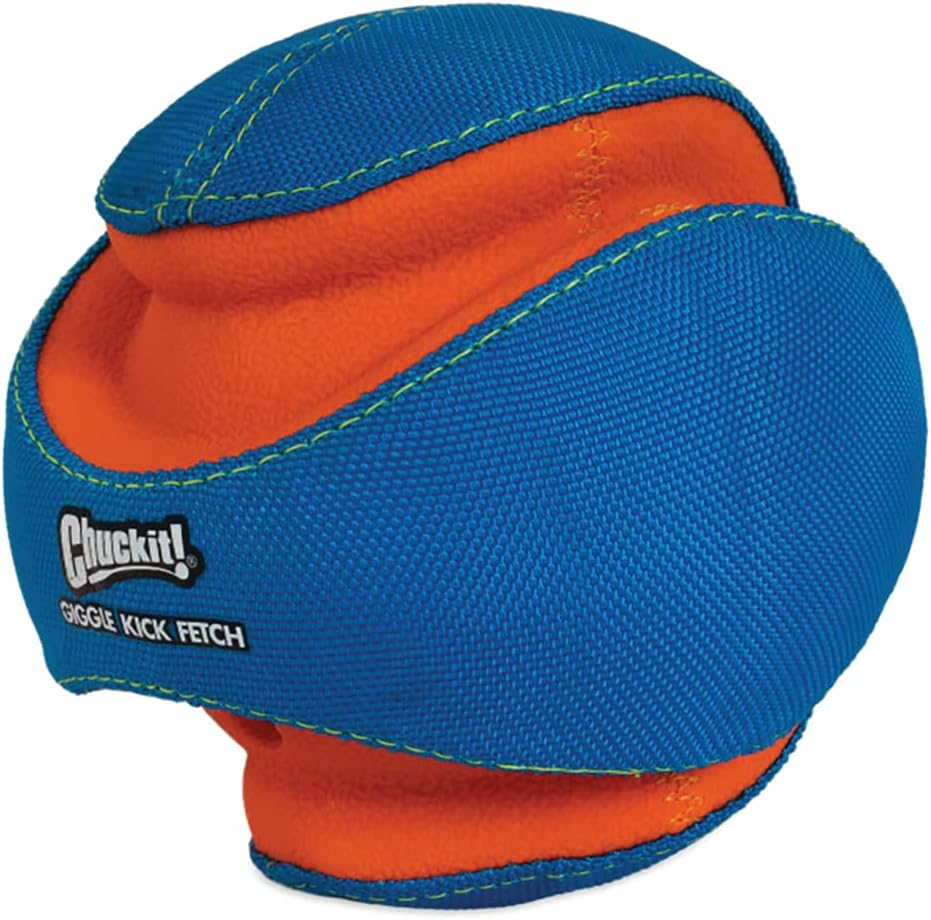 ChuckIt! Kick Fetch Hundespielzeug Ball mit Giggle Sounds, klein Small Giggler, Small Giggler