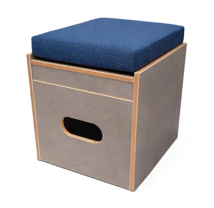 Toiletten Hocker Porta Potti 335 inkl. Polster blau ohne Toilette