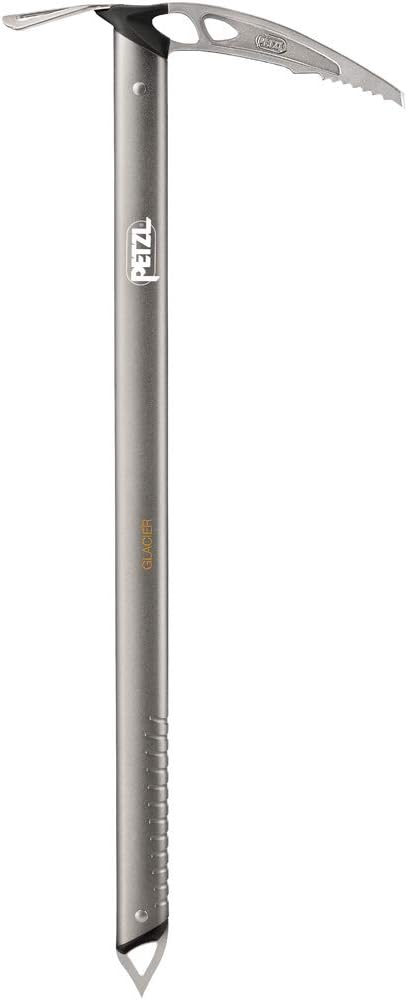 Petzl Erwachsene Eispickel Glacier 68cm silber, 68cm silber