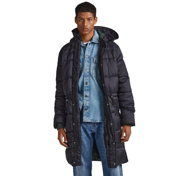 Pepe Jeans Herren Blai Puffer Parka S Schwarz (Black), S Schwarz (Black)