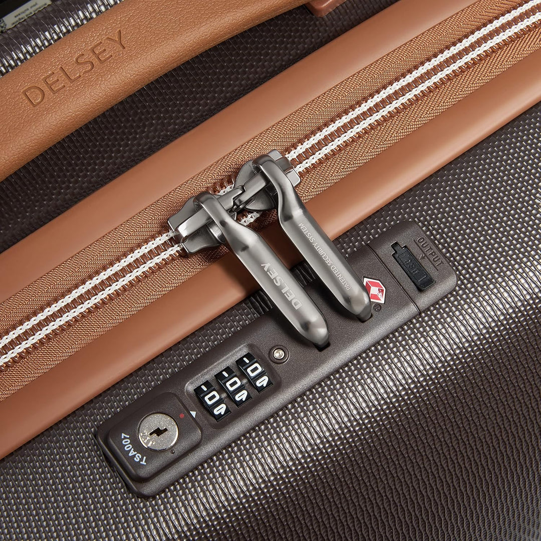 DELSEY PARIS Chatelet Air 2.0 4DR Cabin Trolley cabine XS (55 cm - 44 L) Braun, cabine XS (55 cm - 4