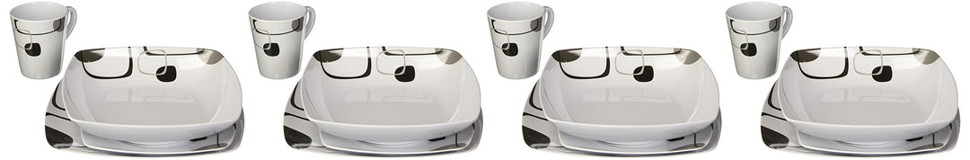 BRUNNER Melamin Set Enigma 16 Teile. Standard, Standard