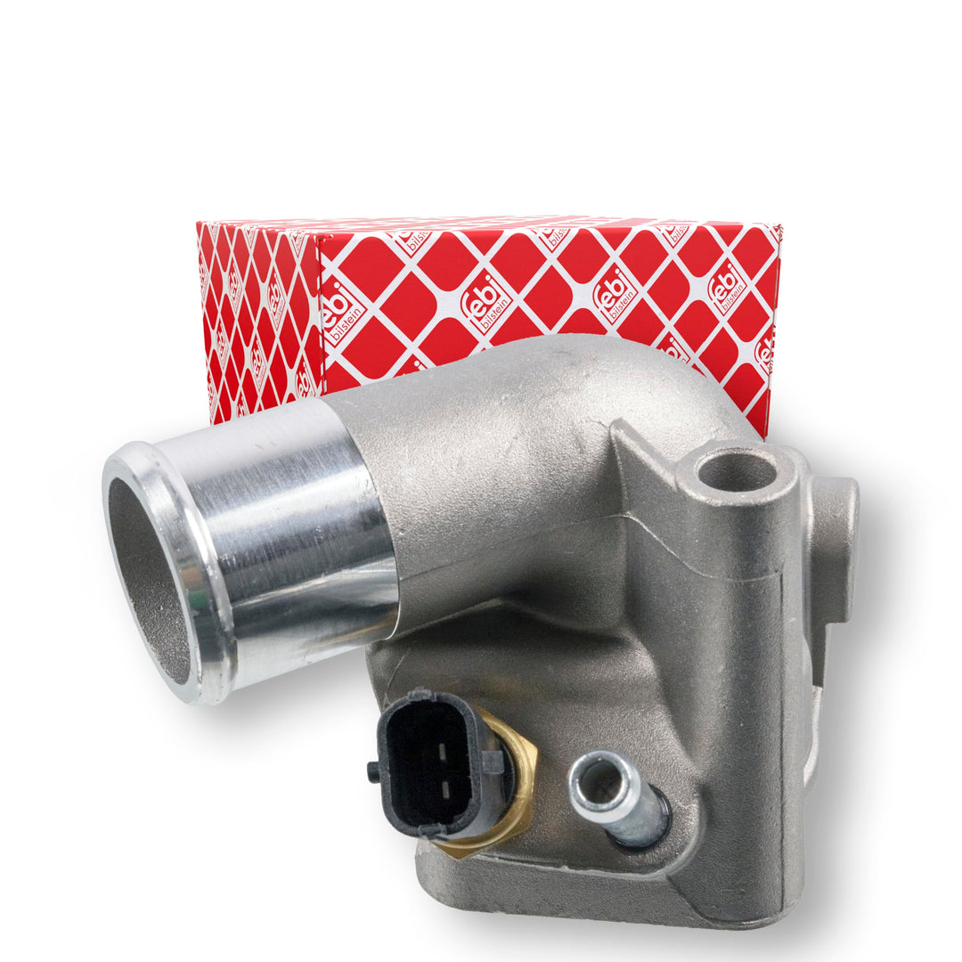 febi bilstein 103708 Thermostat mit Gehäuse, Dichtung und Temperatursensor , 1 Stück