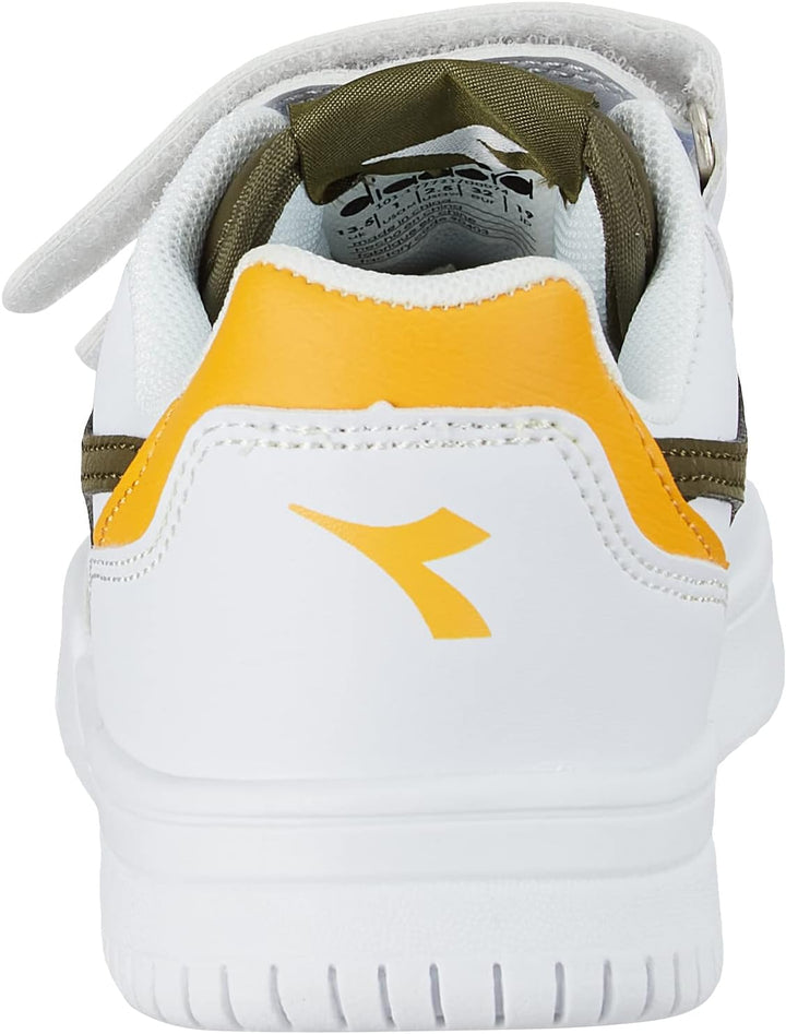 Diadora Unisex Kinder Raptor Low Ps Gymnastikschuh 28 EU Weiss Grün, 28 EU Weiß Grün