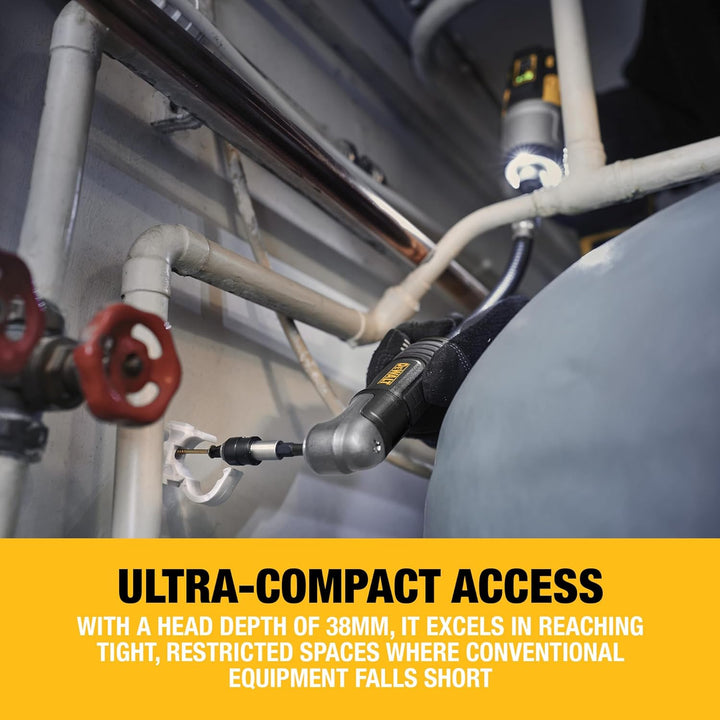 Dewalt Impact Winkelvorsatz für Schlagschrauber DT20500 (1/4" Sechskant, schlagfest, performt mit bi