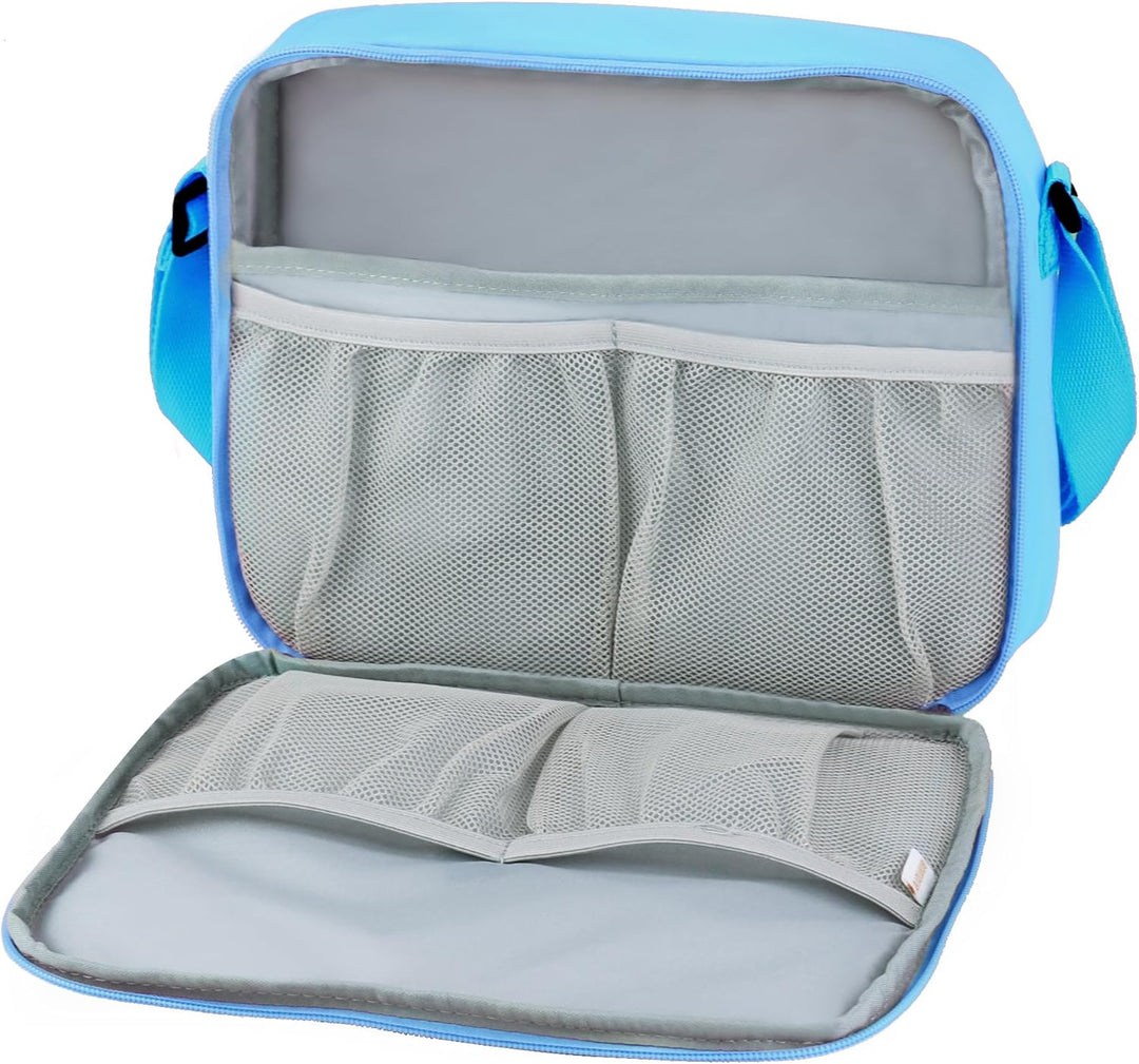 Annmore Tasche für TIMIO Starter Kit, mit Netztaschen für 4 Satz 20 Discs, Blau, Blau