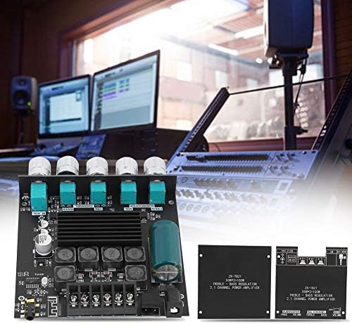Power-Verstärkerplatine TPA3116D2-Chip 2.1-Kanal Digitalverstärker mit Bluetooth Aux Subwoofer Ausga