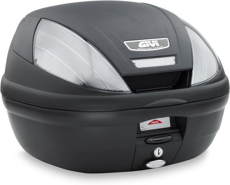 GIVI E370NT E370 Top Box Tech, Schwarz, 39L