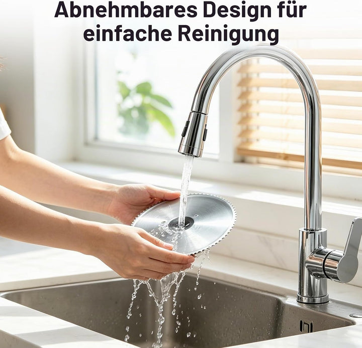 Allesschneider Klappbar Elektrisch, Brotschneidemaschine mit verstellbarer Schnittdicke (0-18mm), Al