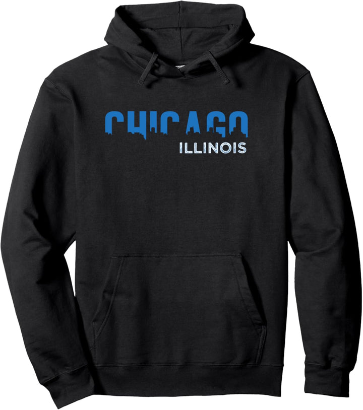 Illinois Chi-Town Windy City Southside Skyline von Chicago Pullover Hoodie