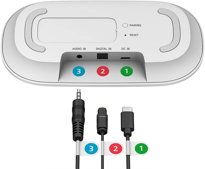 Sony SRS-LSR200 Tragbarer TV Funklautsprecher, weiss