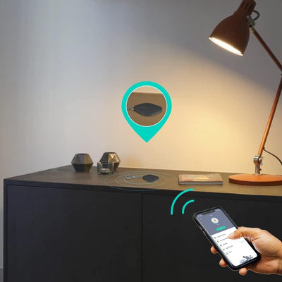 Nutale Findthing Schlüsselfinder Schlüssel Finden mit App Bluetooth Braun, iOS und Android, Communit