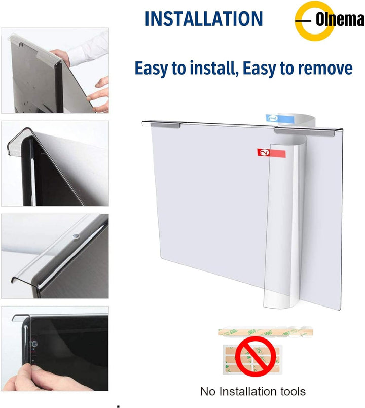 Acrylic Anti Blaulichtfilter Universal I Anti Blue Screen Protector I Anti UV I Augenschutz I Displa