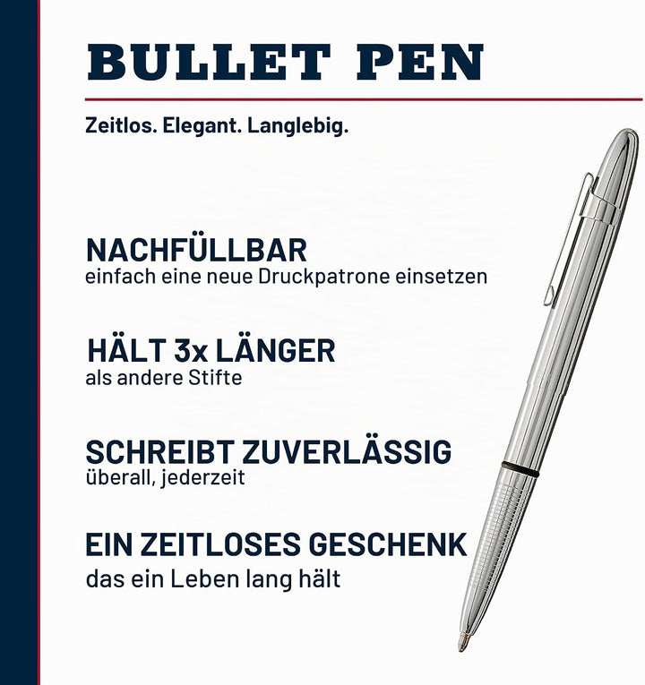 FISHER Space Pen Chrome Bullet Space Pen