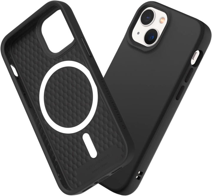 RhinoShield Case kompatibel mit [iPhone 13 Mini] | SolidSuit - MagSafe-kompatibel -Stossdämpfende &